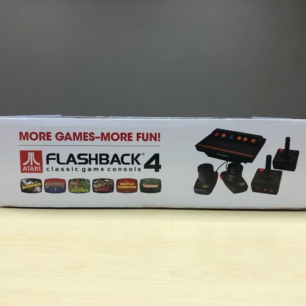 Atari Flashback 4 Classic Game Console 40th Anniversary Deluxe Edition 75 Games
